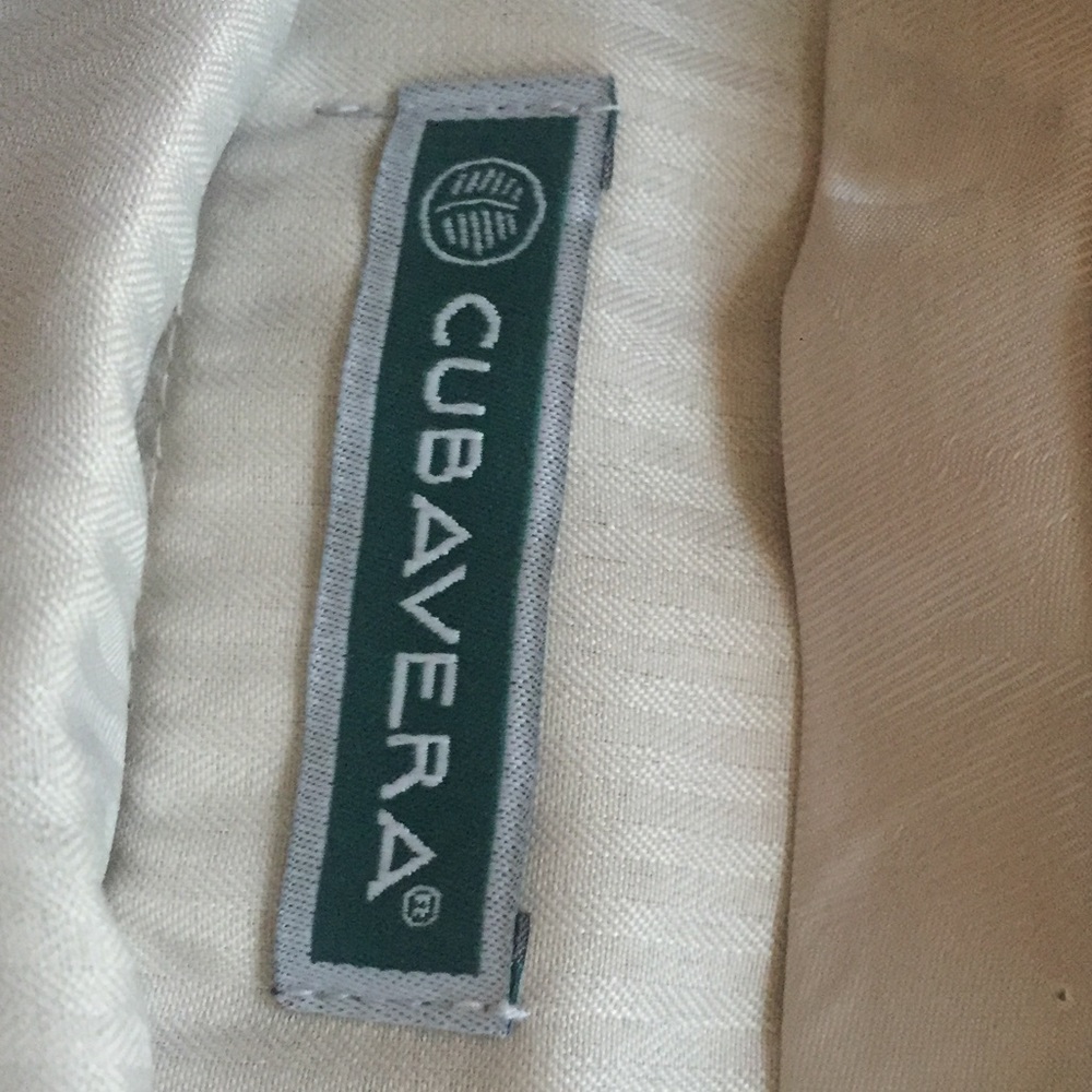 CUBAVERA Cream Dress Pants 34x30